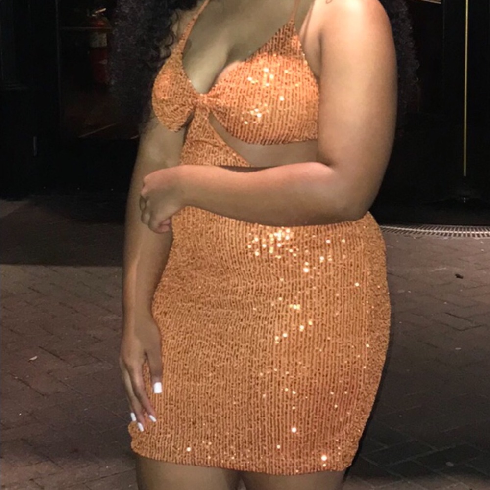 Sparkle Cutout Dress